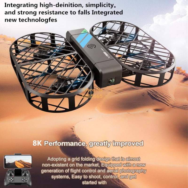 Drone Camera 4K - Caméra HD 8K 360 ° Protection