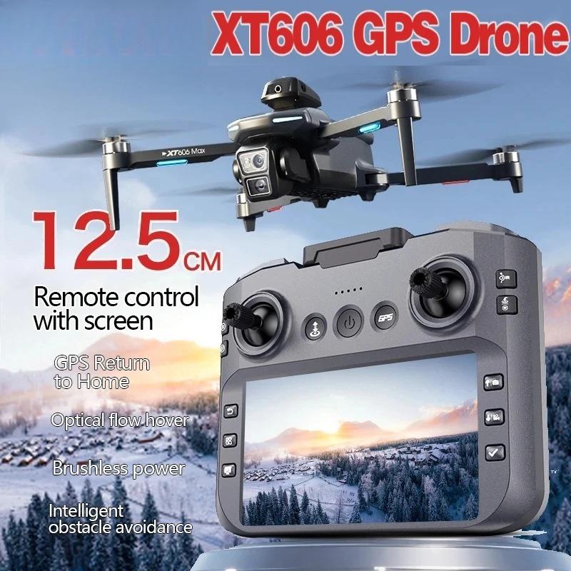 Drone Camera Night Vision - Drone GPS Original XT606 MAX 4k