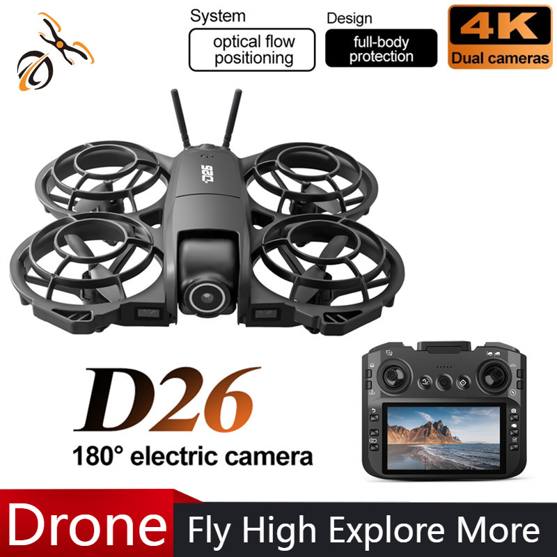 Drone Camera 4K - Drone D26 4K Aérien HD 180