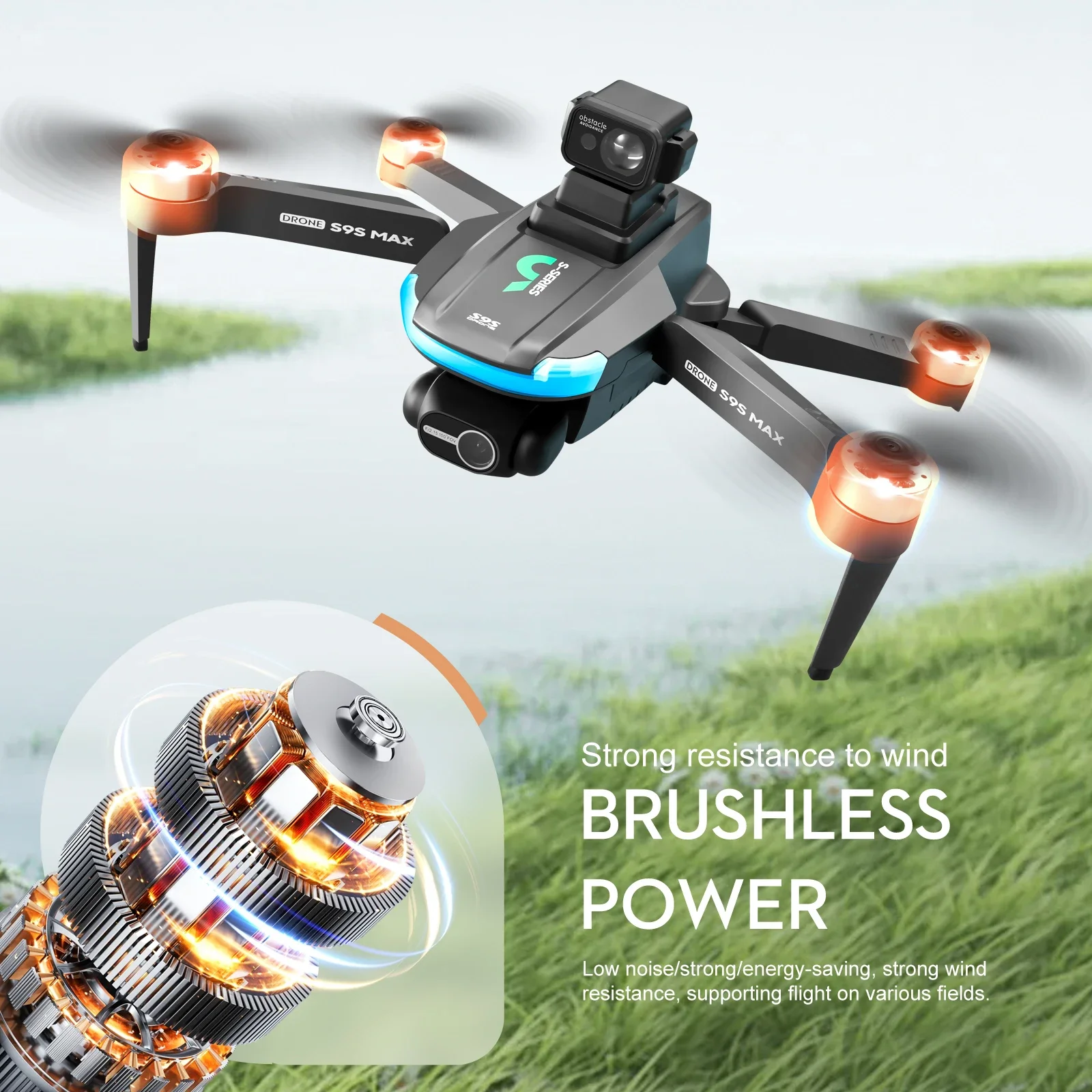 Nouveau S9S MAX MINI Drone 4K  - Drone Camera Wide Angle avis et prix