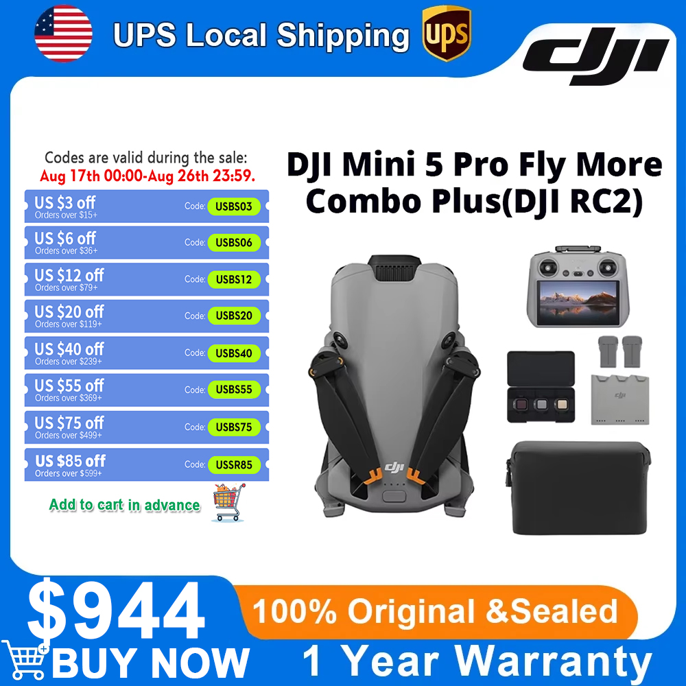 DJI Mini 5 Pro Fly More Combo  - Drone Camera Vlog avis et prix